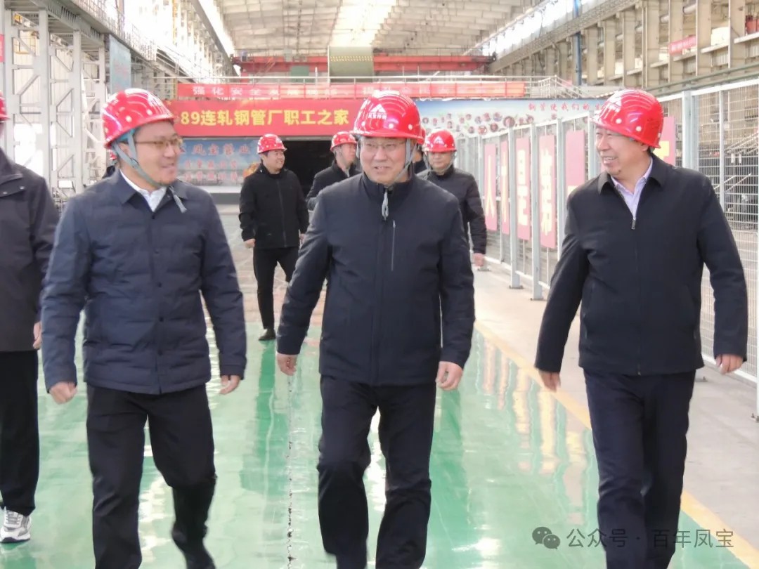 安阳市精品钢及深加工产业集群调研组到DUOBAO多宝·(中国有限公司)官方网站管业调研